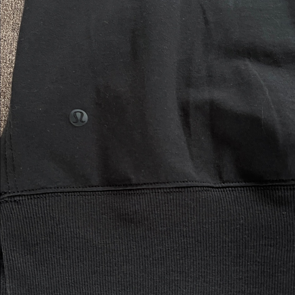 Lululemon Black Sleeveless  Hoodie Size 6 - Picture 4 of 10